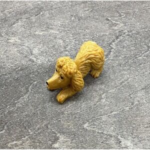 A&A Mini Poodle .75" Toy Dog Figure Micro Miniature Dollhouse